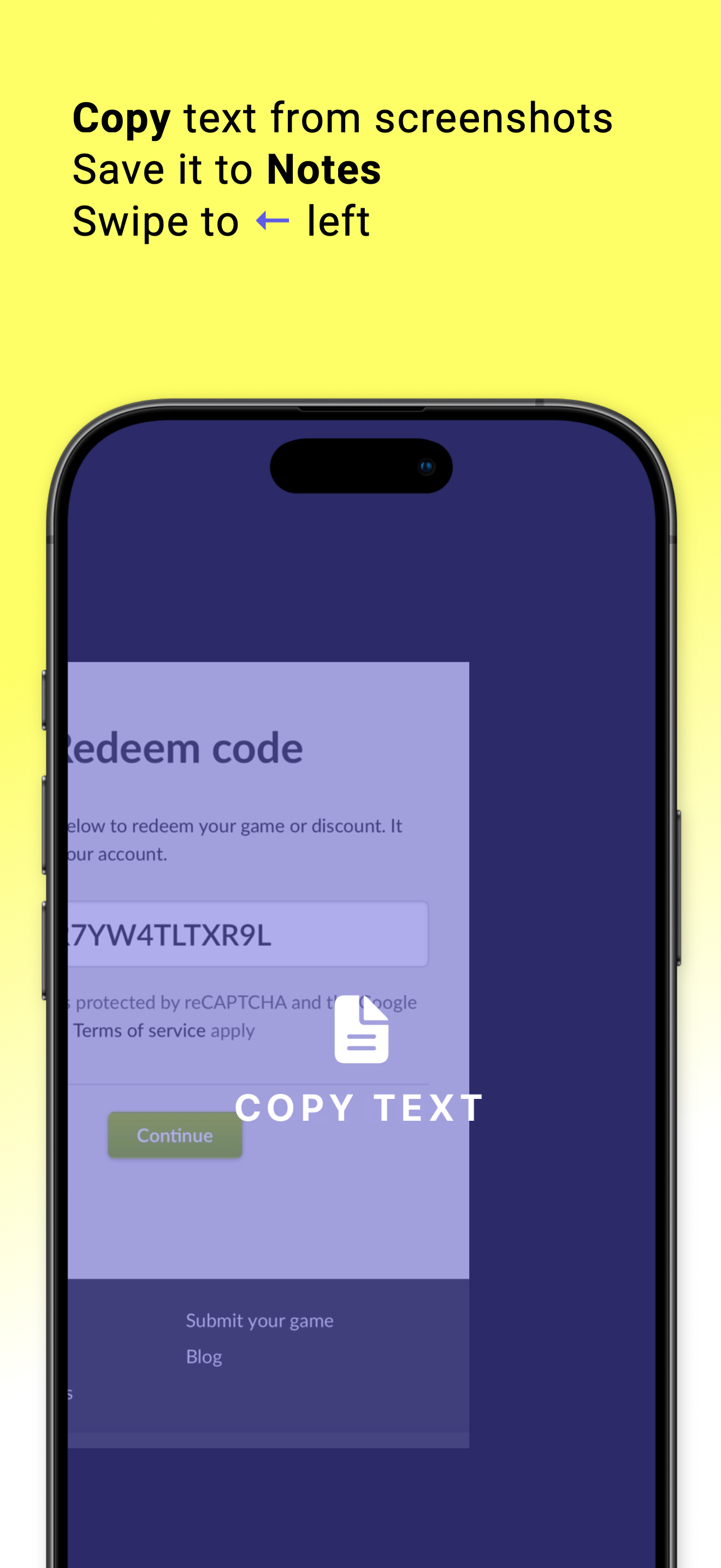 Copy Text